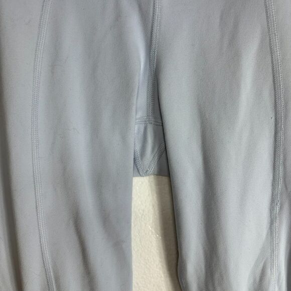 YOGALICIOUS Blue Cropped Leggings Yoga Athletic Front Cut Out Design Size Small - Picture 5 of 9
